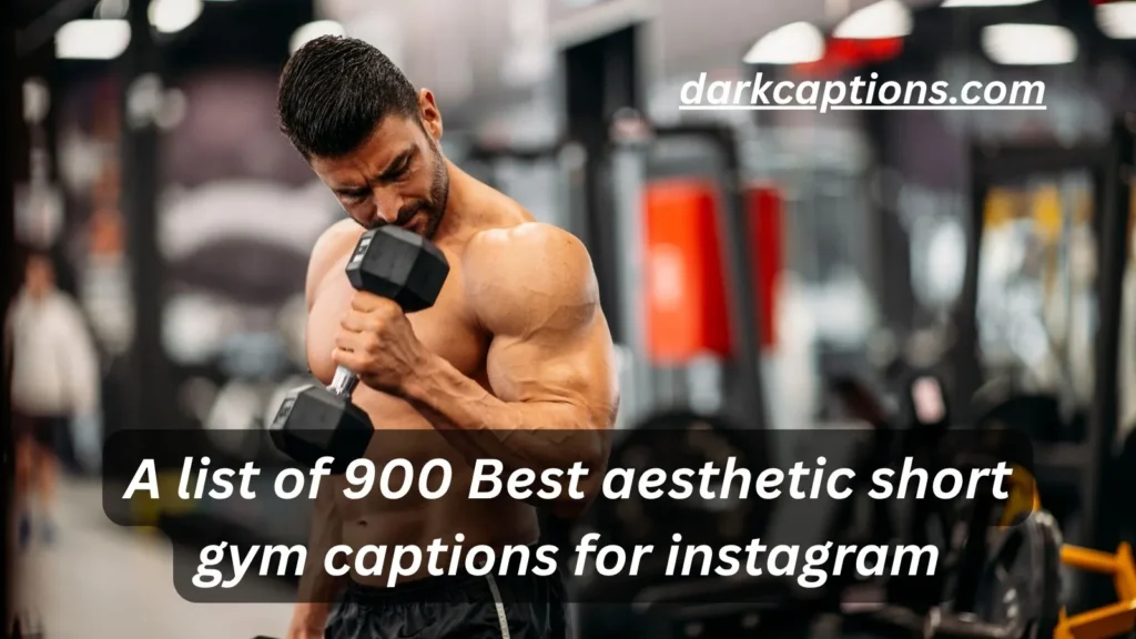 aesthetic short gym captions for instagram