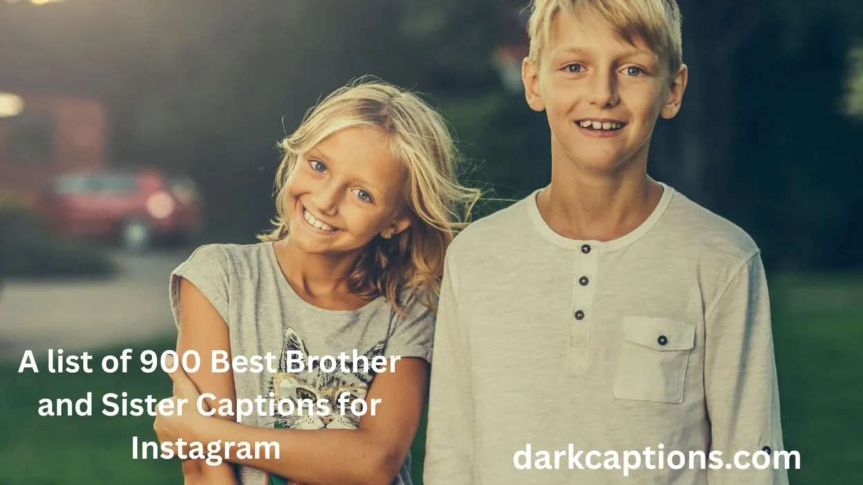 Brother and Sister Captions for Instagram
