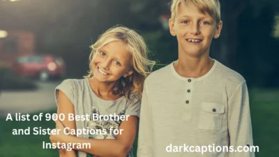 Brother and Sister Captions for Instagram