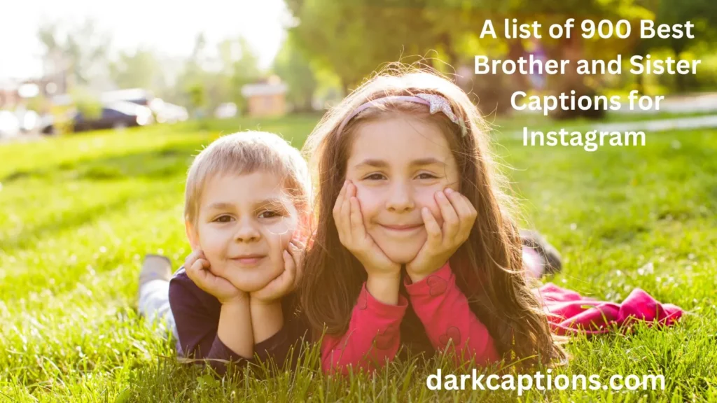 Brother and Sister Captions for Instagram Funny