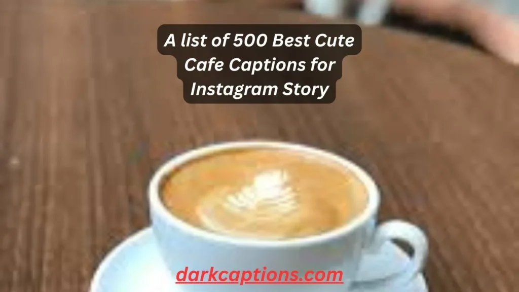 Cafe Captions for Instagram Story
