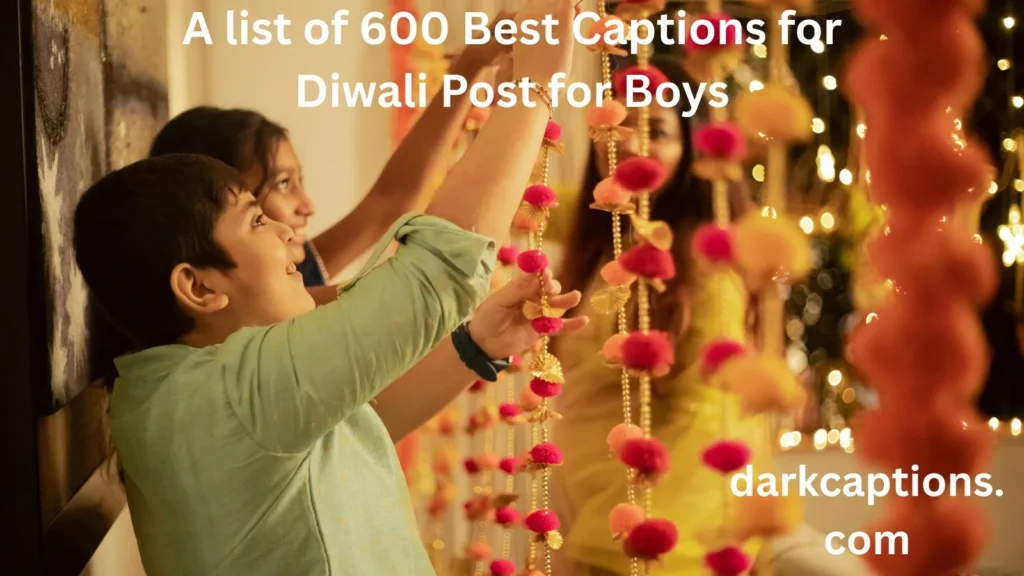 Captions for Diwali Post for Boys