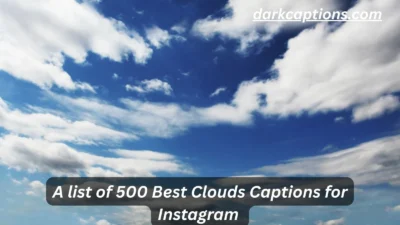 Clouds Captions for Instagram