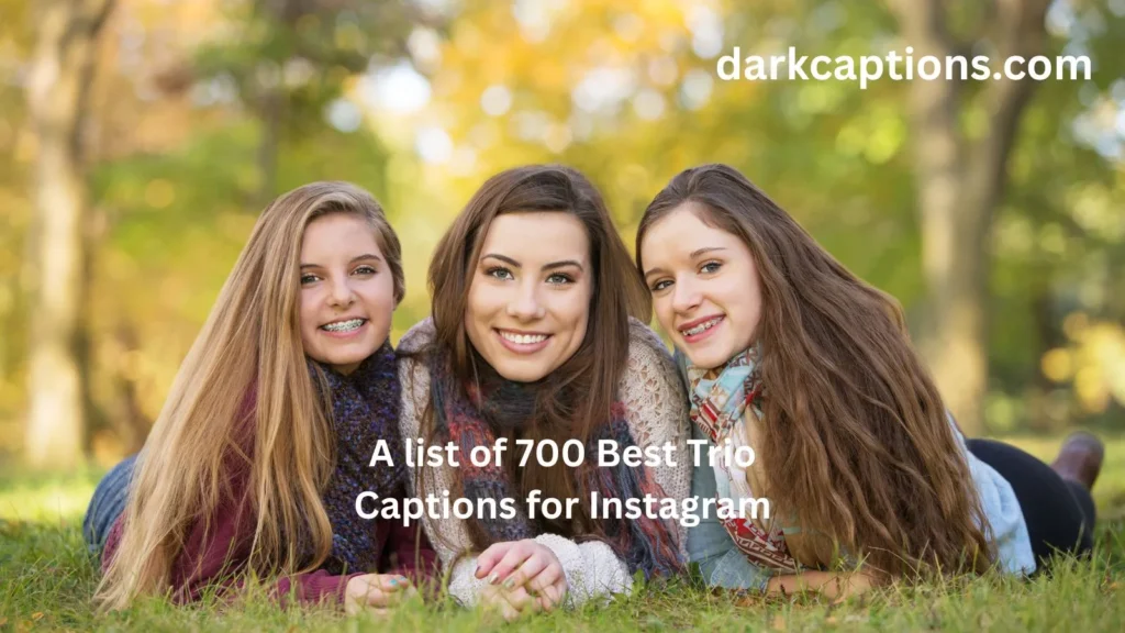 Girl Trio Captions for Instagram
