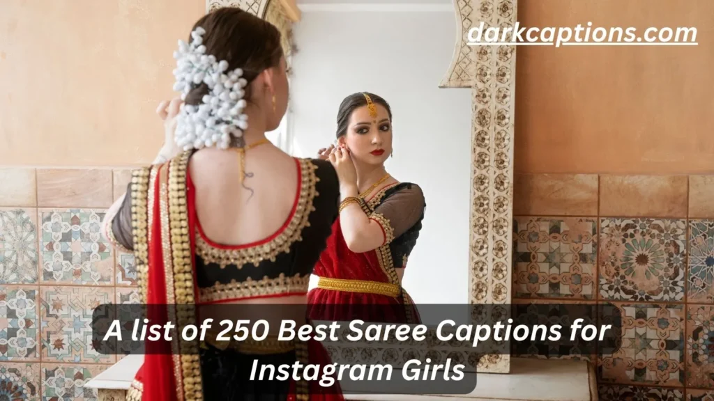 Saree Captions for Instagram Girls