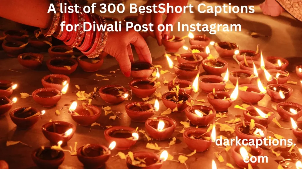 Short Captions for Diwali Post on Instagram