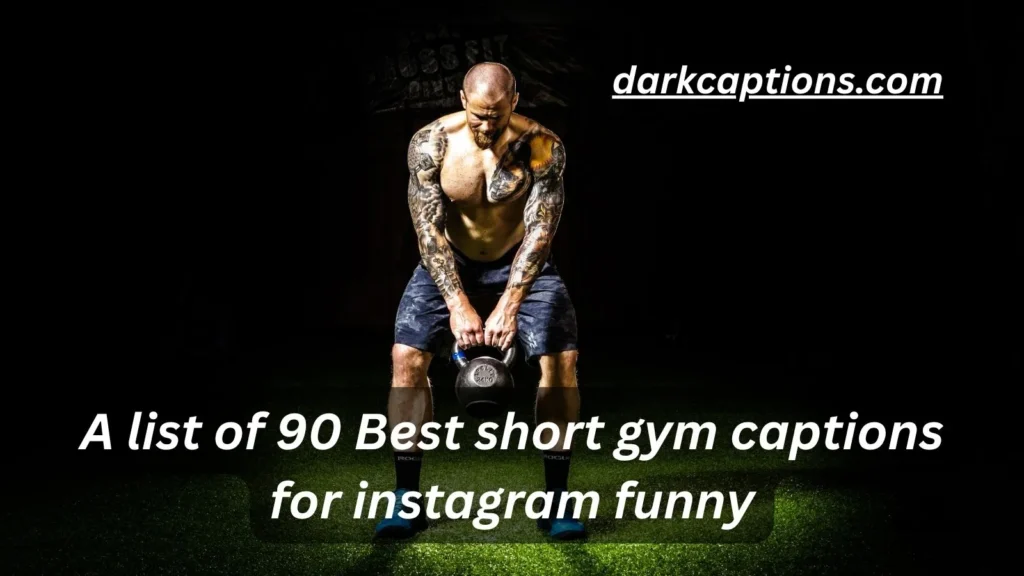 short gym captions for instagram funny