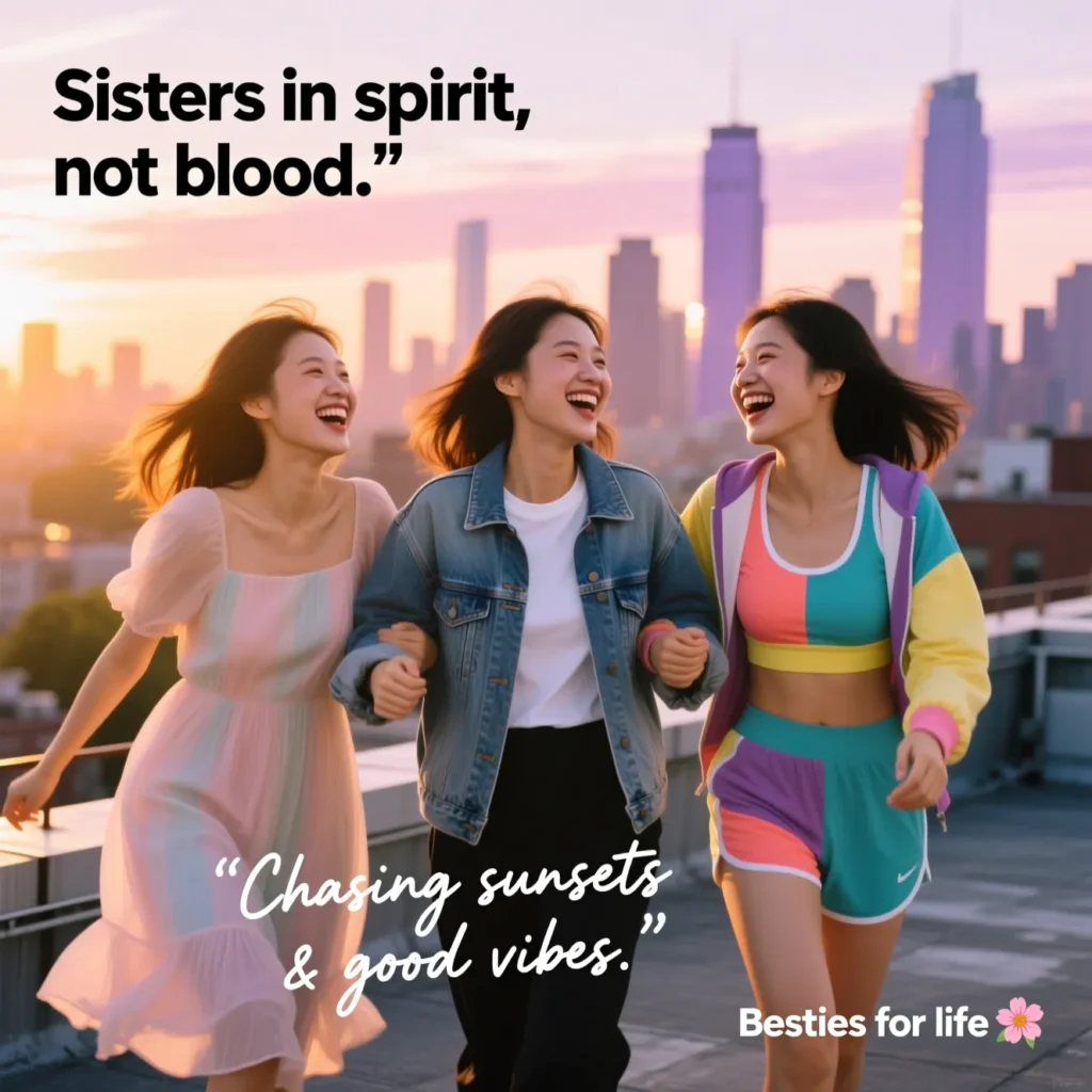 Trio Captions for Instagram with Friends