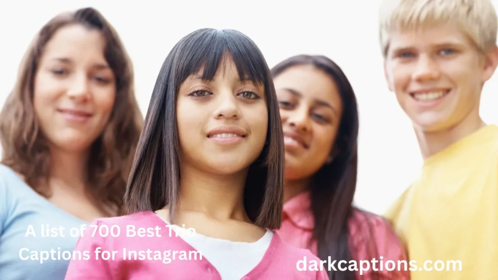Trio Captions for Instagram for Girl