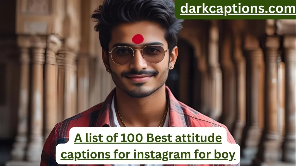 attitude captions for instagram for boy