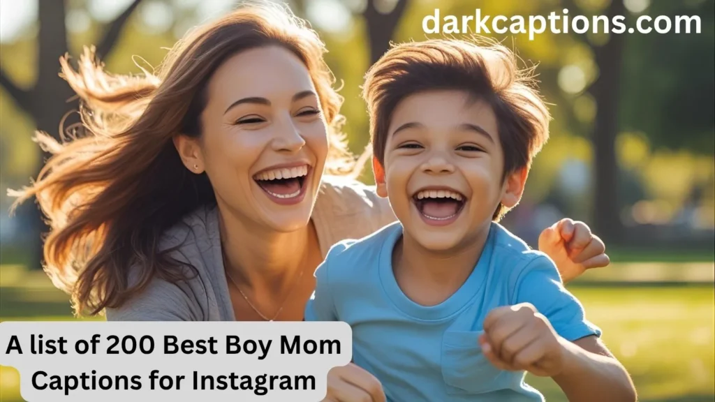 Boy Mom Captions for Instagram