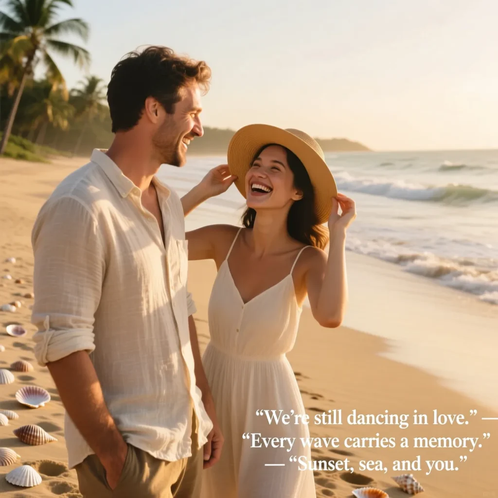 Captions for Beach Photos with Husband