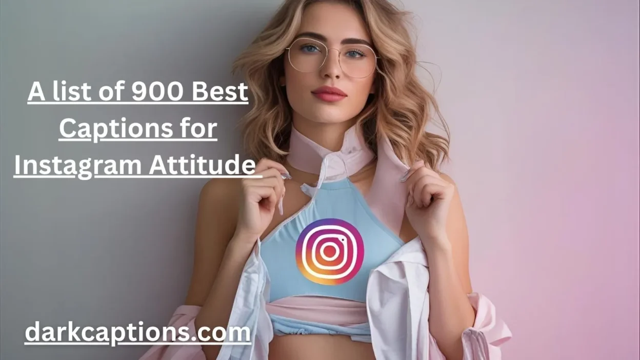 Captions for Instagram Attitude