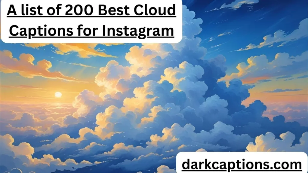 Cloud Captions for Instagram