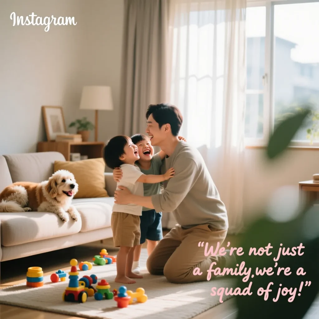 Cute Short Family Captions for Instagram