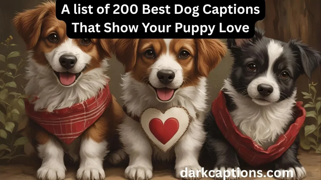 Dog Captions That Show Your Puppy Love