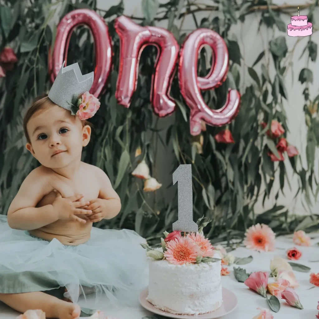 First Birthday Captions for Baby Girl