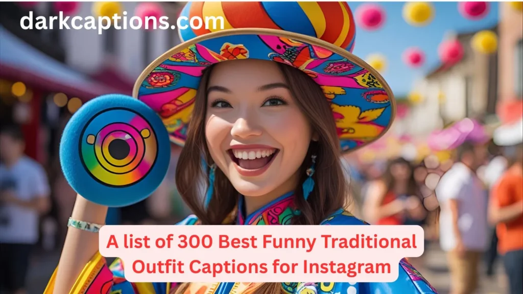 Funny Traditional Outfit Captions for Instagram