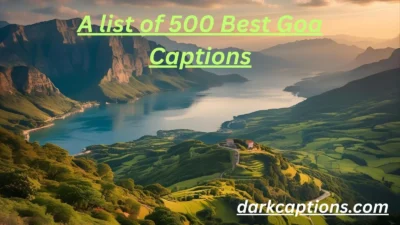 Goa Captions