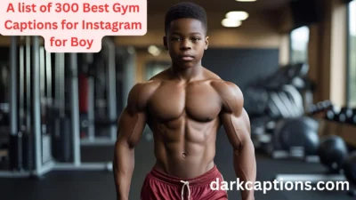Gym Captions for Instagram for Boy
