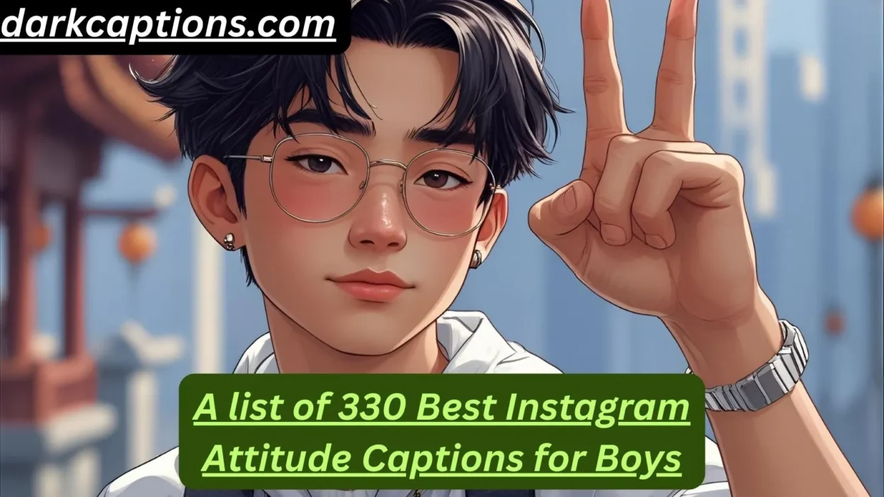 Instagram Attitude Captions for Boys