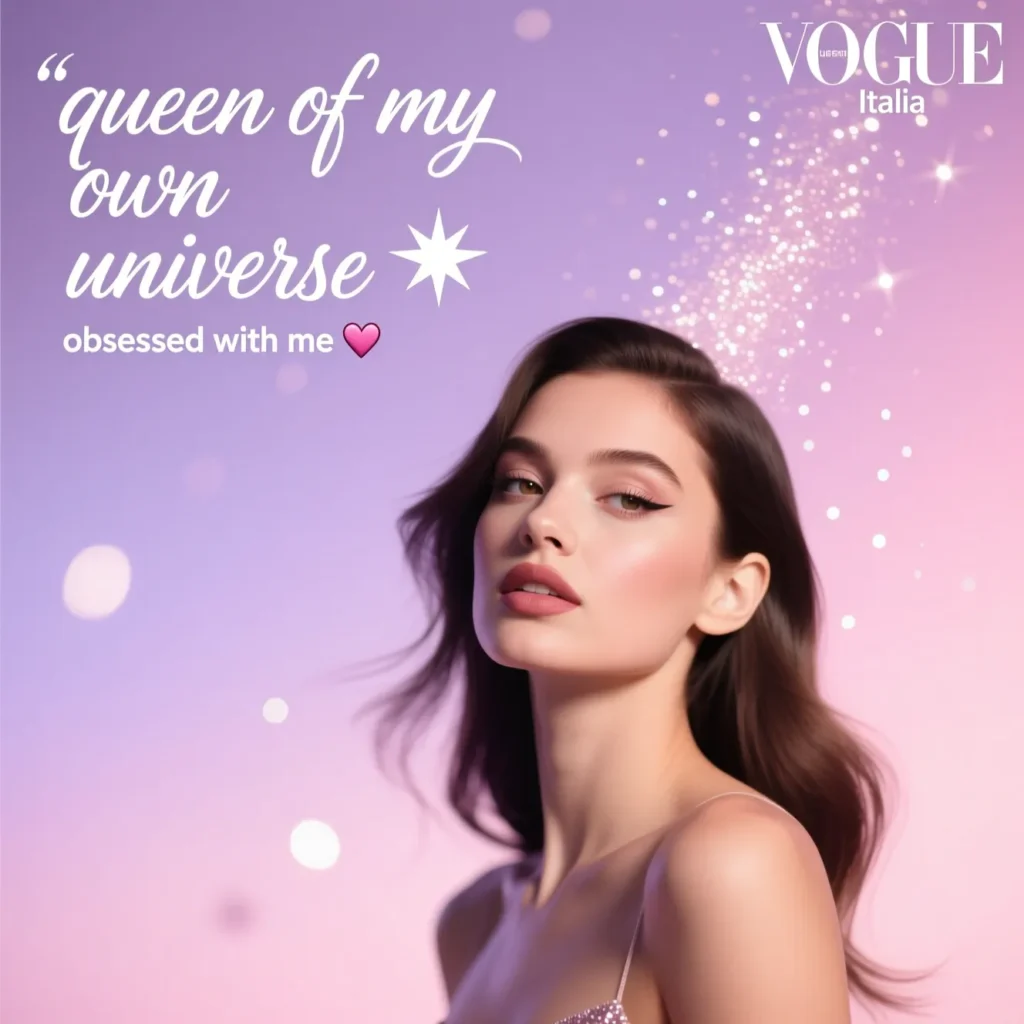 instagram bio for self obsessed girl