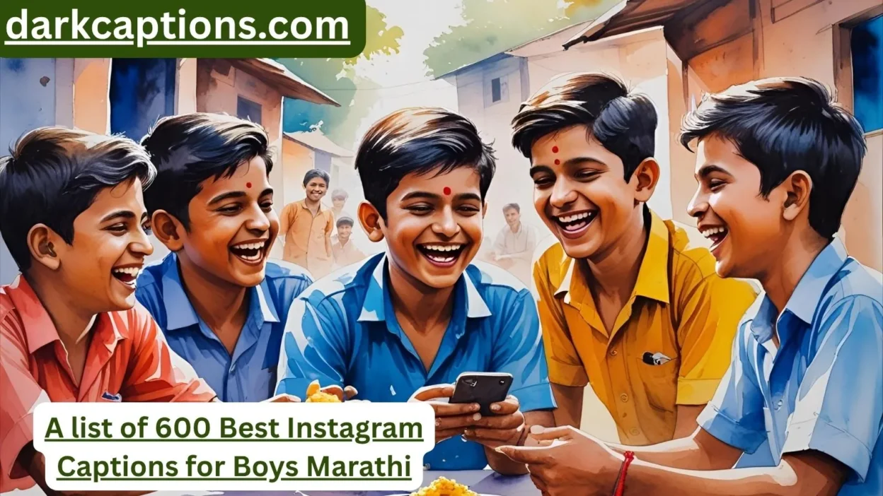 Instagram Captions for Boys Marathi