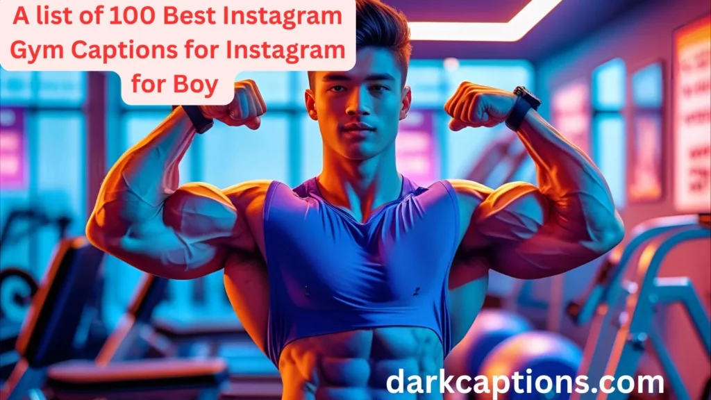 Instagram Gym Captions for Instagram for Boy