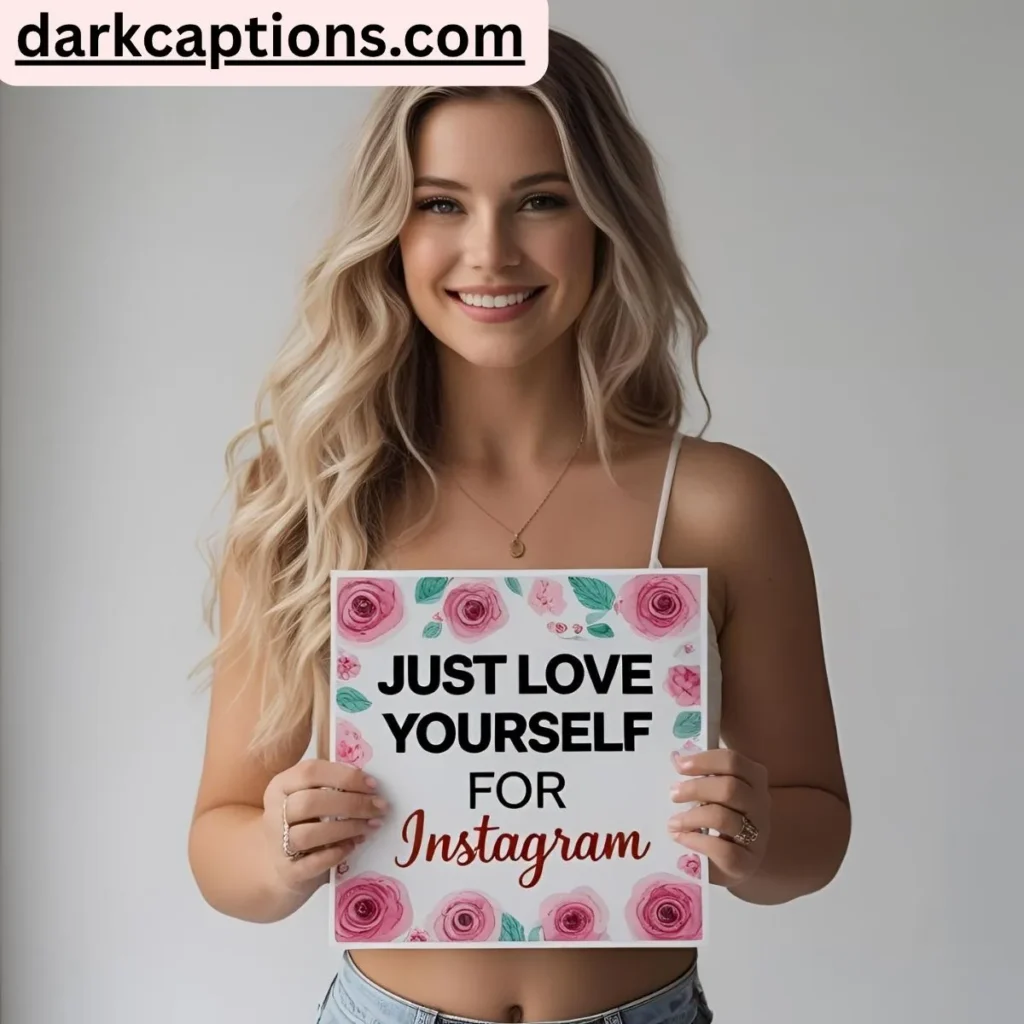 Just Love Yourself Captions for Instagram