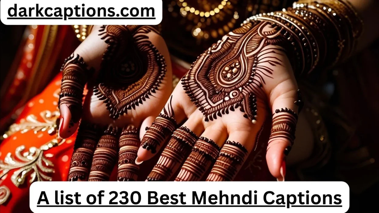 Mehndi Captions