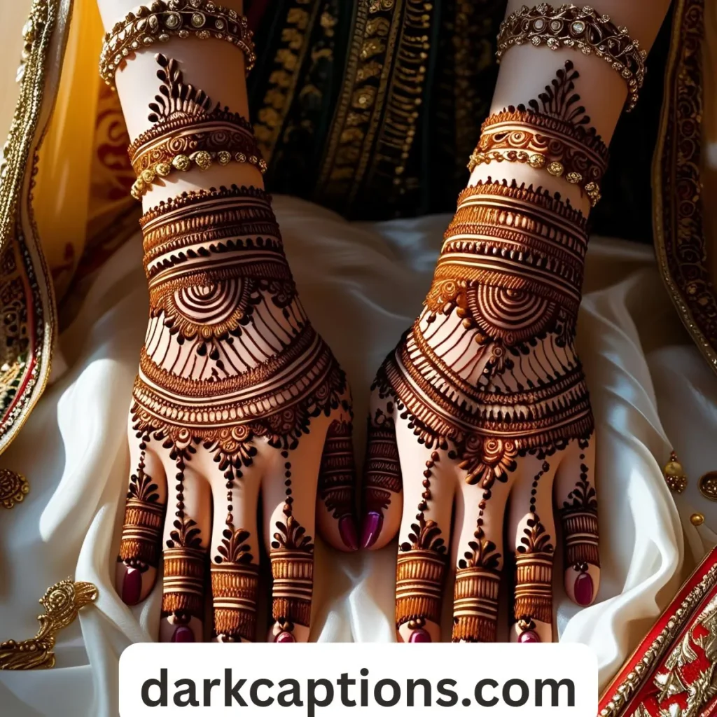 Mehndi Captions for Bride