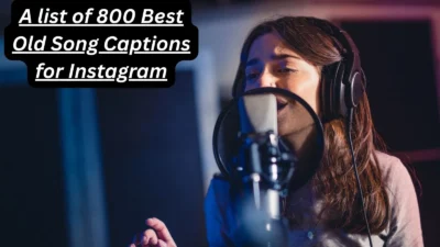 Old Song Captions for Instagram