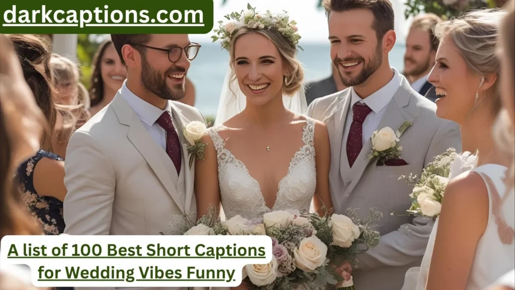 Short Captions for Wedding Vibes Funny
