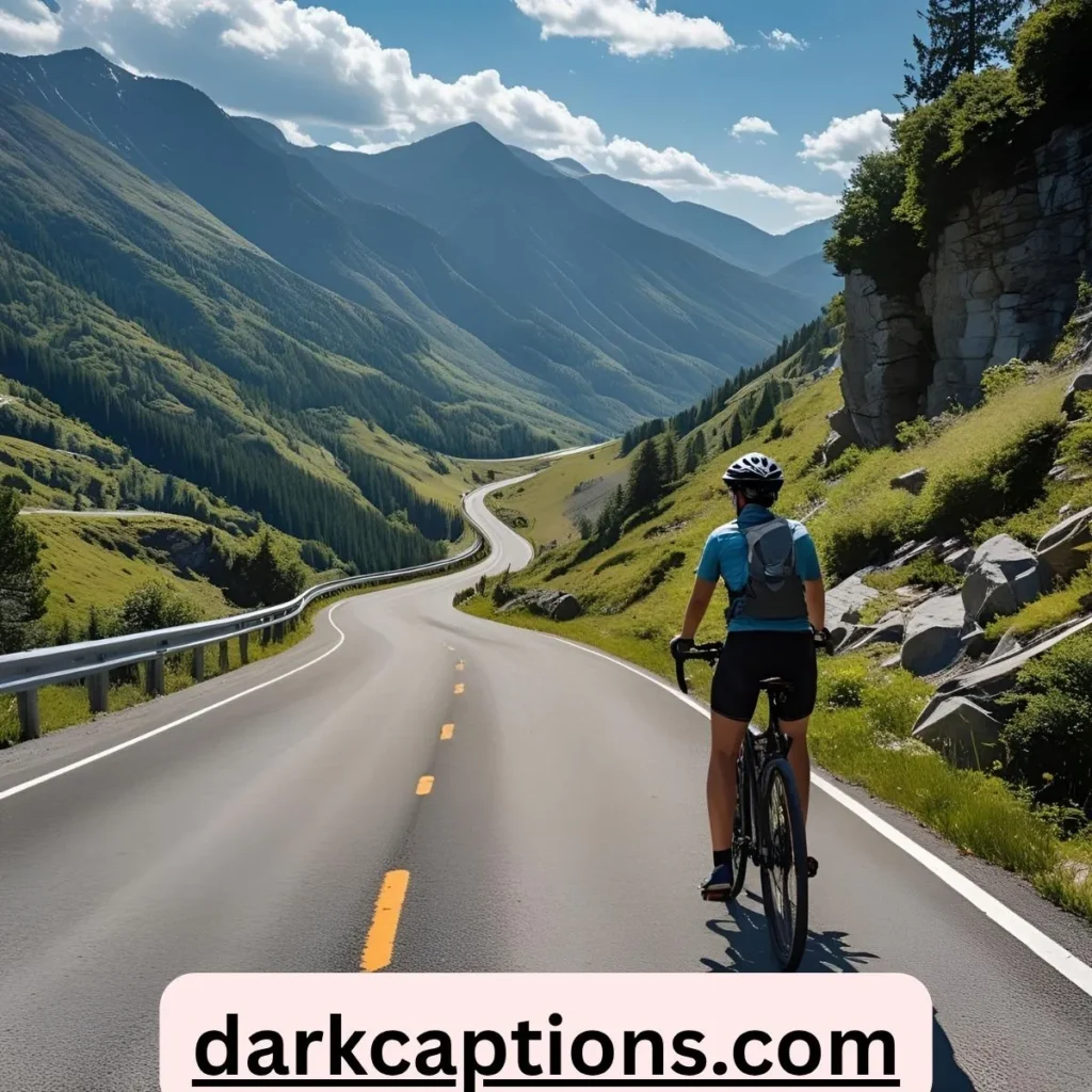 Solo Bike Ride Captions