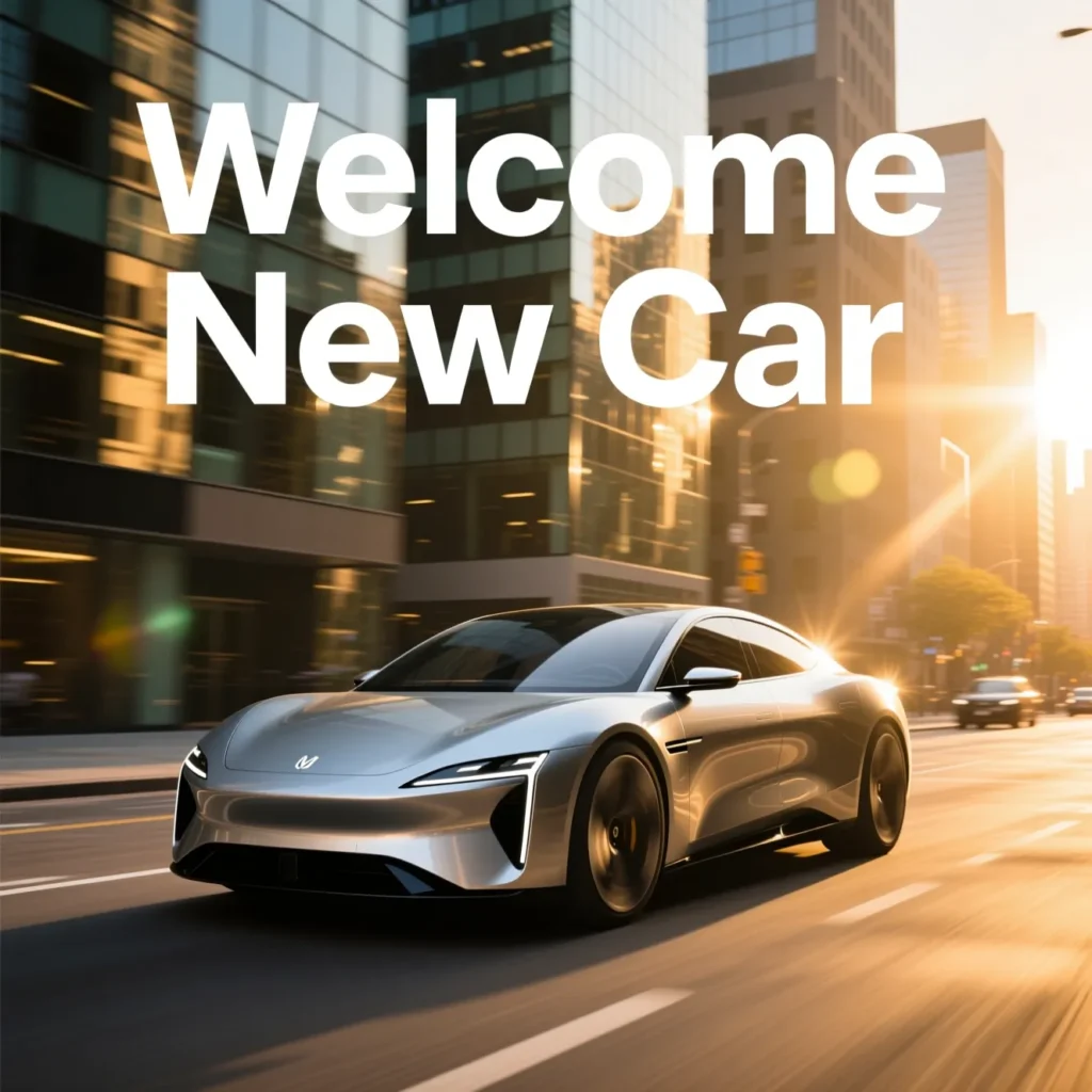 Welcome New Car Captions for Instagram