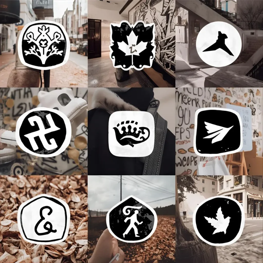 Aesthetic instagram captions copy and paste symbols