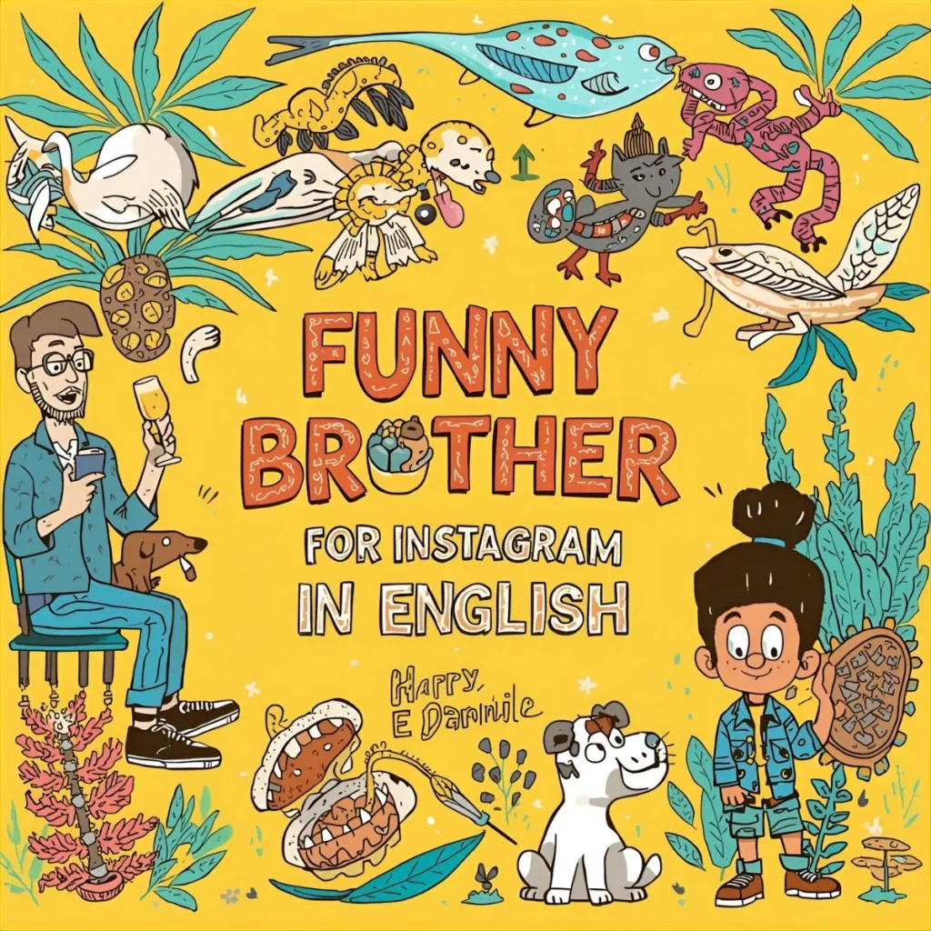 Funny Brother Captions for Instagram in English