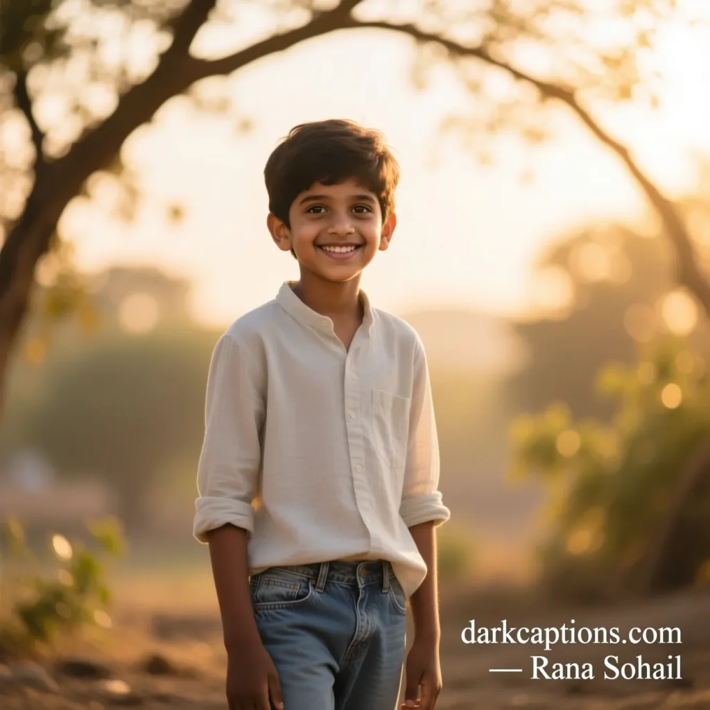 Instagram Captions for Boys Smile One Word