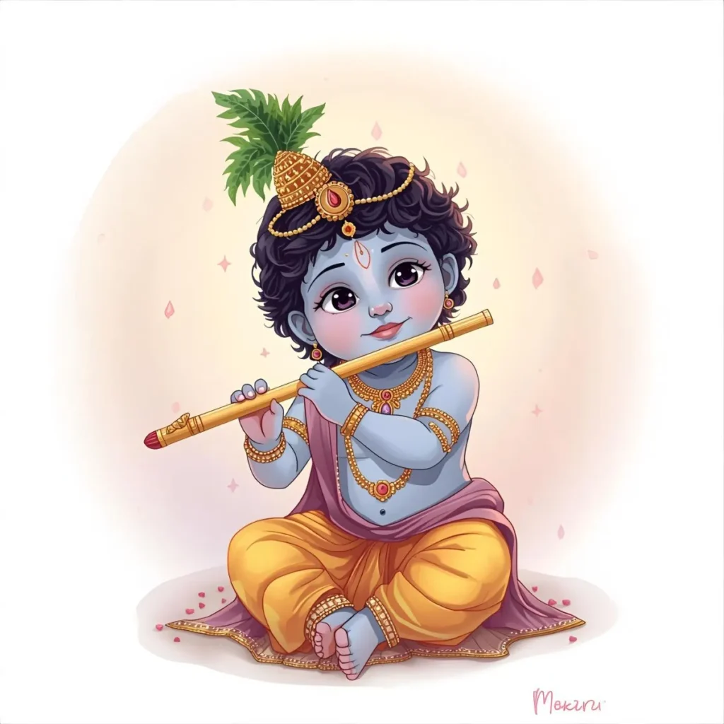 Krishna Janmashtami Captions for Instagram for Baby Boy