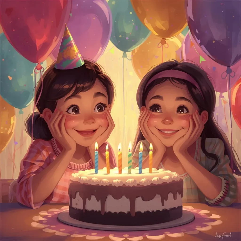 Short Birthday Captions for Sister
