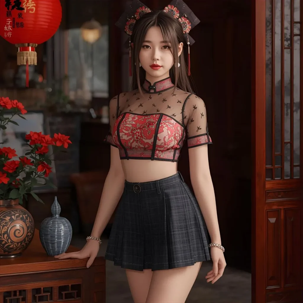 Short Captions for Traditional Look for Girl