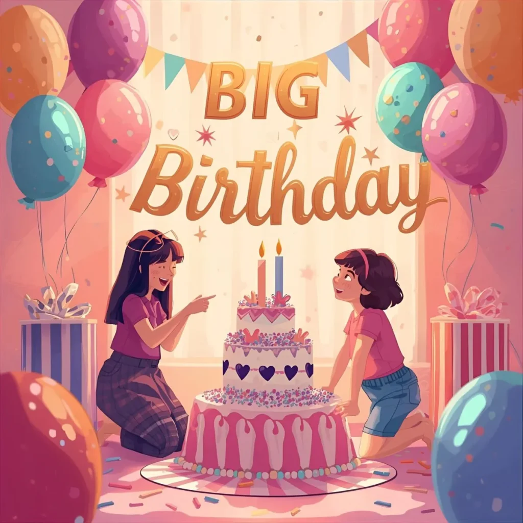 Big Sister Birthday Captions for Instagram