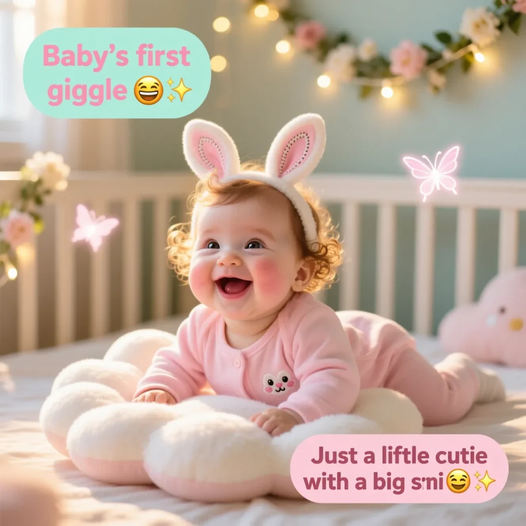 Cute Baby Girl Captions for Instagram with Emojis