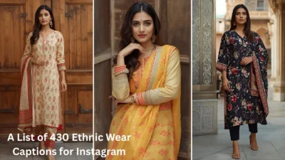 Ethnic Wear Captions for Instagram