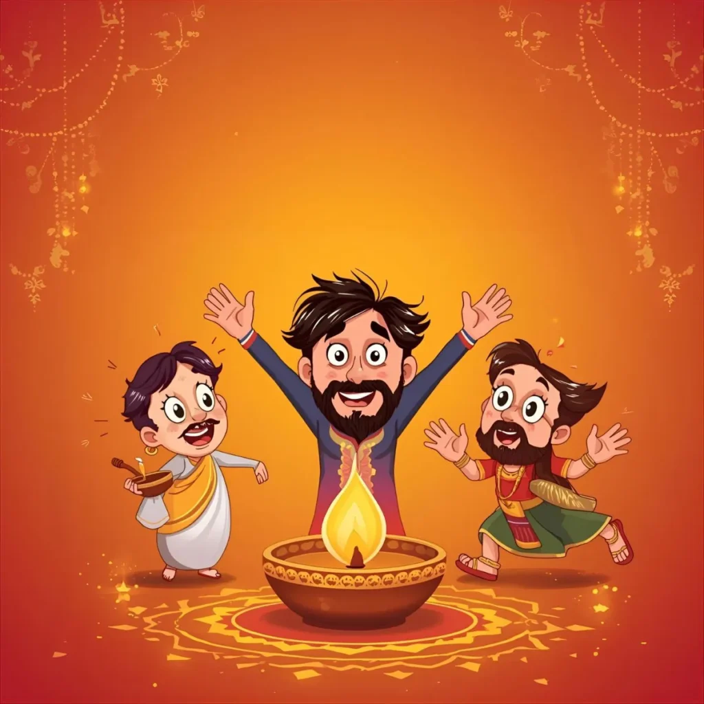 Funny Diwali Captions for Instagram in Hindi