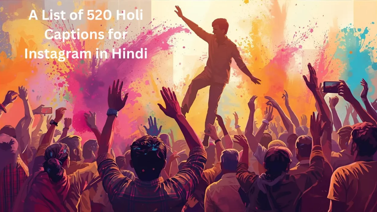 Holi Captions for Instagram in Hindi
