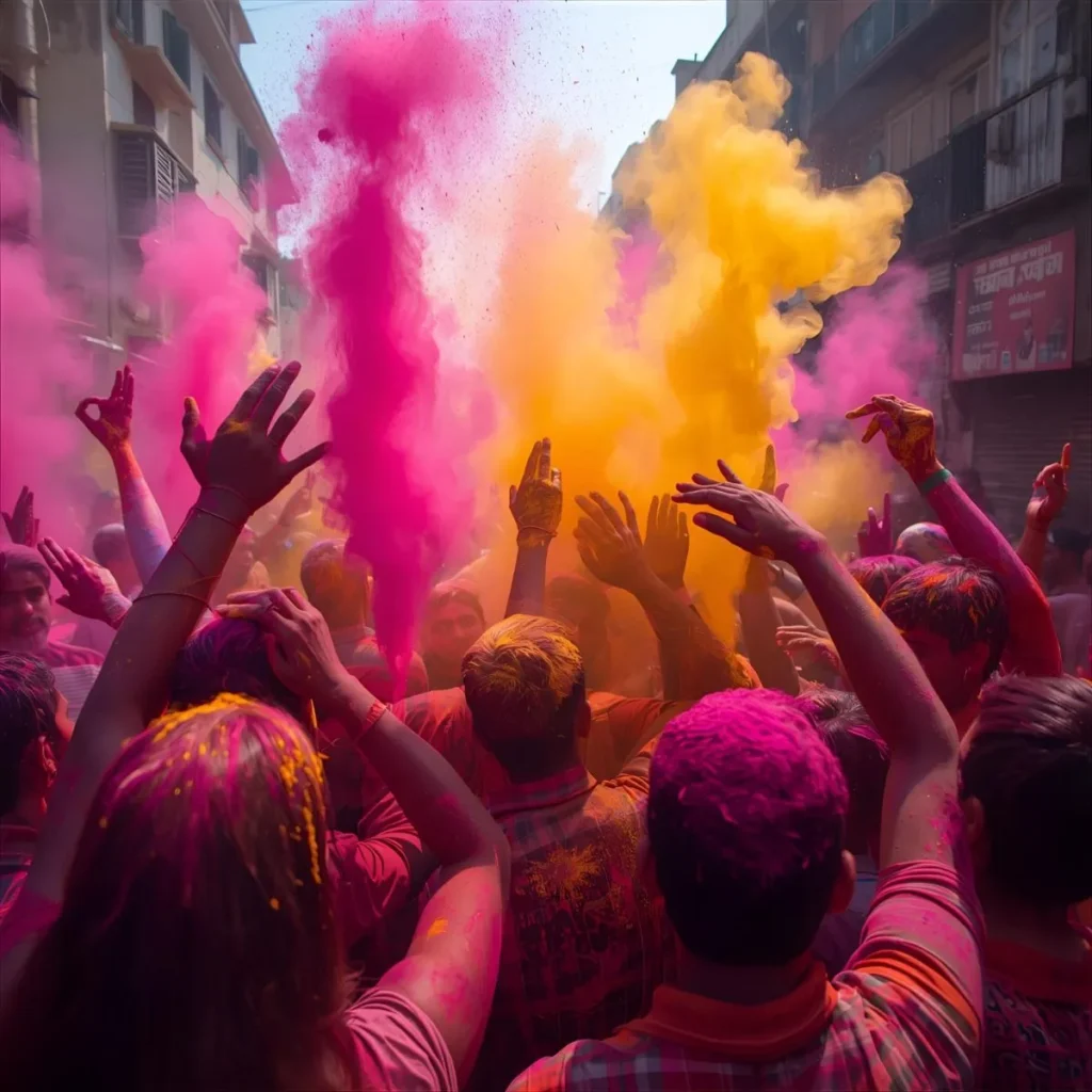 Holi Captions for Instagram in Hindi English