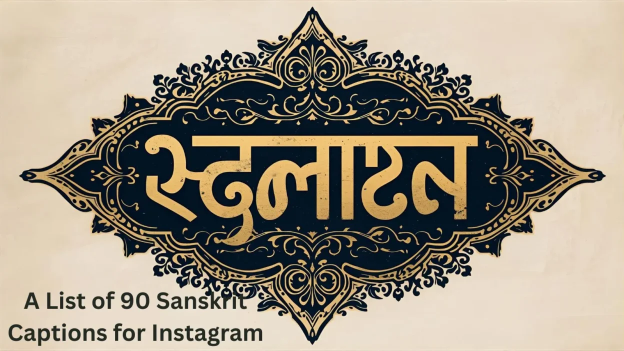Sanskrit Captions for Instagram