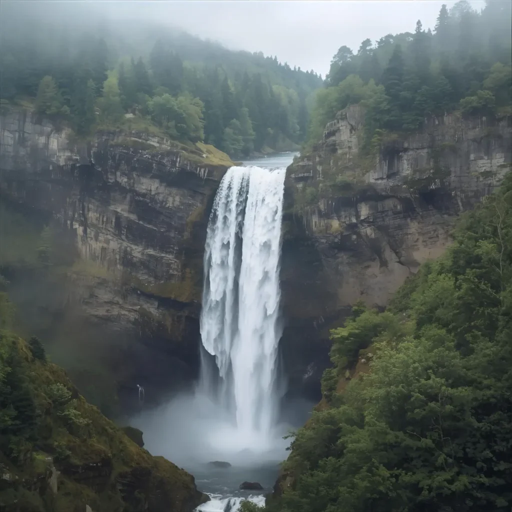 Waterfall Captions One Word