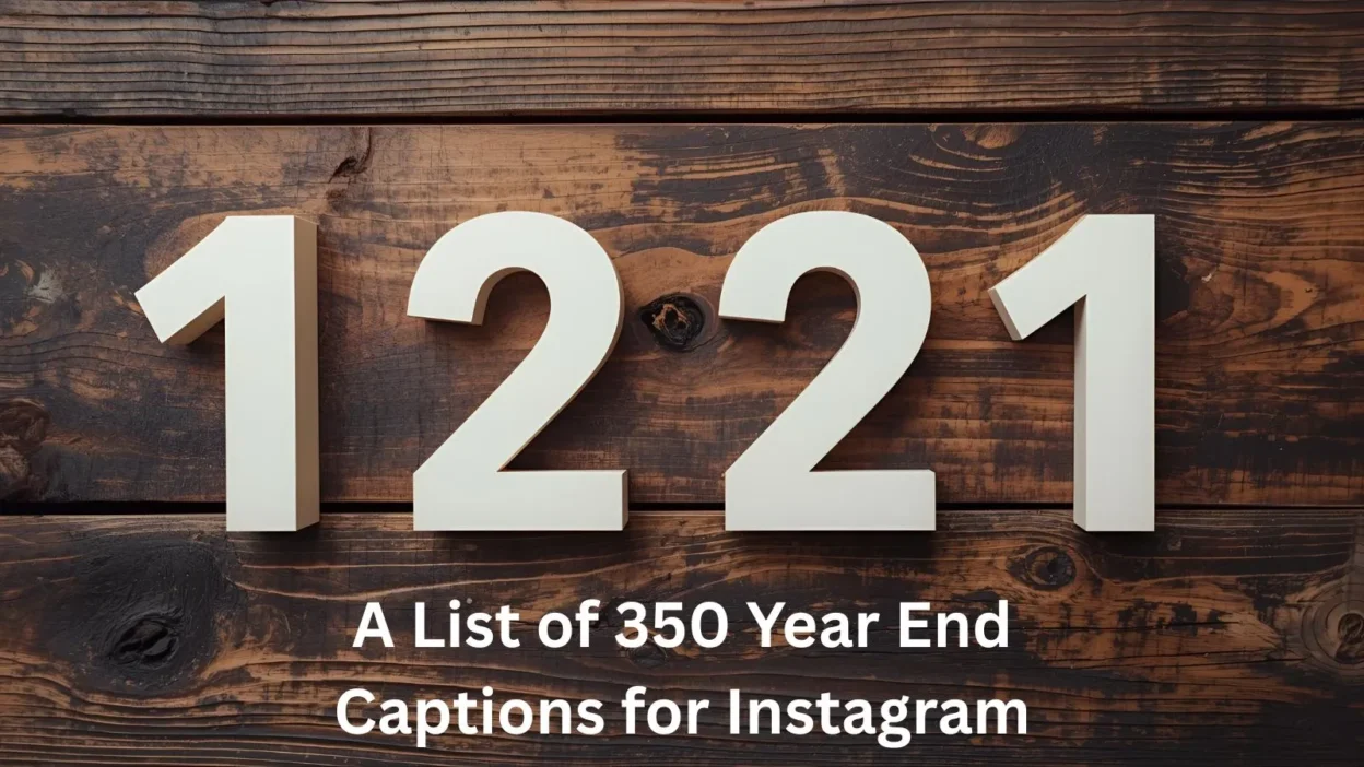 Year End Captions for Instagram